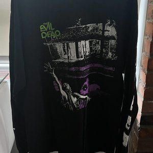 Graveyard Goods Long Sleeve Tee 'The Evil Dead' Size XL Used